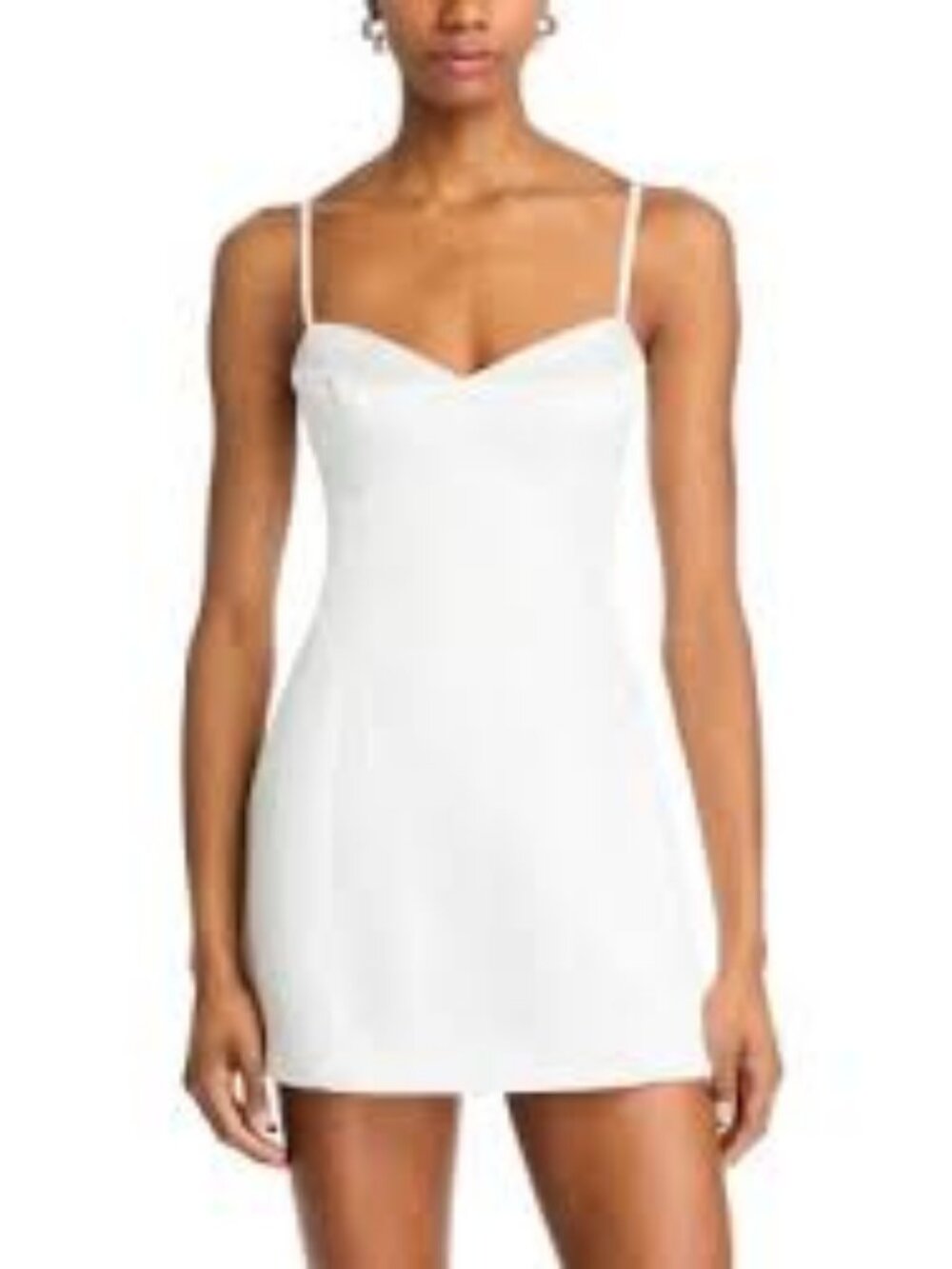 37 - NWT BARDOT MARCELLO HOURGLASS MINI DRESS IN ORCHID WHITE - Picture 3 of 7